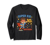 Super Kid 10th Birthday Long Sleeve T-Shirt