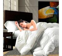 (Super King, 13.5 Tog) Luxury Duck Feather & down Duvet Quilt 13.5 Tog and 15 Tog Bedding Hotel Quality
