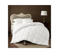 (Super King: 260 x 220 cm, 16 tog) Luxury Box-Stitched Microfiber Duvet - Ultra-Soft Hollowfibre Fill | All Seasons 4.5-16.5 Tog | Single to Super King Sizes