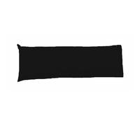 (Super King 6Ft (72"), Black) Long Bolster Body Pillow with Free Case Amigozone