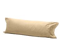 (Super King 6Ft (72"), Latte) Long Bolster Body Pillow with Free Case Amigozone
