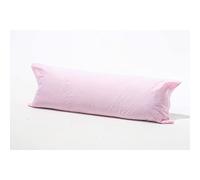 (Super King 6Ft (72"), Pink) Long Bolster Body Pillow with Free Case Amigozone