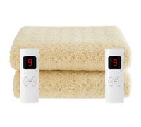 (Super King ) Cozy Night Luxury Wool Electric Blanket with timer