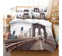 Super King Duvet Cover London Duvet Cover Sets with Zipper Closure for Aldults Kids Soft Breathable Microfiber Bedding Sets King Size 260x220 cm + 2 Pillowcases 50x75 cm 5L10W14Q1734
