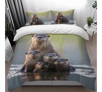 Super King Duvet Cover Set 260X240Cm Family Duvet Sets Soft Bedding Microfiber Fluffy Duvet Cover Easy Care,Bedroom Quilt Cover Set,Duvet Set Boys,Duvet Covers Girls