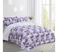 Super King Duvet Cover Sets 4pcs - Soft Poly Cotton Blend Superking Duvets Cover Sets 260X220cm with Fitted Sheet, Pillowcases for Bedding - Odor Resistant & Hypoallergenic Super King Quilt Cover Sets