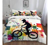 Super King Duvet Cover Sets Racing Car Pattern Bedding Sets 3D Printed Painted Brushed Soft Microfiber Quilt Cover 260x220 cm with Zipper Closure and 2 Pillowcases 50x75 cm C-2280