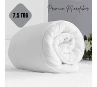 (Super King Duvet Quilt Tog, 7.5 Tog Microfiber) Soft Warm Microfiber Duvets with Hollowfiber Down Filling Single Double King Tog