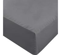 Super King Extra Deep Fitted Sheets 16"/40CM Deep Royal Egyptian Bed Sheets, Grey