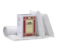 Super King Hollowfibre Polycotton 13.5 Tog Duvet / Quilt and Pillow Bundle Set In a Box