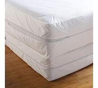 Super King Lab Certified Bed Bug Proof Mattress Protector Cover Encasement Anti Bed buglNon Noisy|,Anti allergy Dust Mites Proof Help Ease Asthma