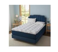 Super King Mattress Topper - 10 cm Thick Mattress Topper Super King Bed | Anti Allergic | Machine Washable | Superking Mattresses Toppers with Anchor Corner Straps