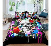 (Super King(No Comforter), Multi 02) Tiger Bedding Set Double Girls Romanic Rose Flower Duvet Cover For Adults Women Men Bedroom Wild Animal Theme Comforter Cover Red Floral Printed Bedsp