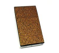 SUPER KING SIZE CIGARETTE CASE Box CIG PACK Cover Superking Cigarettes Rhinestone Effect Novelty Gift by Ash (GOLD SPARKLE)