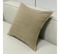 Super King Size Pillow Cases, Extra Large Cushion Covers 50x50, 60 X 60,70x70,80x80 Cm Chenille Pillow Cover With Zipper Decorative Pillowcases For Pillows Sofa Bed Couch(Cream Almond,80x80 cm 1pc)