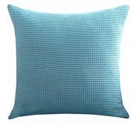 Super King Size Pillow Cases,Square Extra Large Cushion Covers 90x90,70x70,80x80 Cm Soft Stretch Pillow Cover With Invisible Zipper Decorative Pillowcases For Sofa Couch(Light Blue,70x70 cm(1pc))