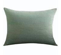 Super King Size Pillow Cases,Square Extra Large Cushion Covers 90x90,70x70,80x80 Cm Soft Stretch Pillow Cover With Invisible Zipper Decorative Pillowcases For Sofa Couch(Grey Green,60x90 cm (1pc))
