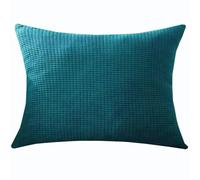 Super King Size Pillow Cases,Square Extra Large Cushion Covers 90x90,70x70,80x80 Cm Soft Stretch Pillow Cover With Invisible Zipper Decorative Pillowcases For Sofa Couch(Dark Blue,40x80 cm (1pc))