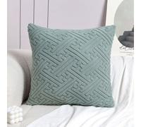 Super King Size Pillow Cases,Square Rectangle Cushion Covers Soft Corduroy Stretch Throw Pillow Cover Various Sizes Decorative Pillowcases For Bedroom Sofa Pillows(Matcha Green,65x65cm/26x26inch)