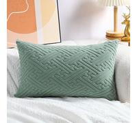 Super King Size Pillow Cases,Square Rectangle Cushion Covers Soft Corduroy Stretch Throw Pillow Cover Various Sizes Decorative Pillowcases For Bedroom Sofa Pillows(Matcha Green,50x80cm/20x31inch)