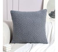 Super King Size Pillow Cases,Square Rectangle Cushion Covers Soft Corduroy Stretch Throw Pillow Cover Various Sizes Decorative Pillowcases For Bedroom Sofa Pillows(Dark Gray,45x45cm/18x18inch)