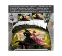 (Super King) The Wicked Printed Bed Duvet Cover Pillowcase Three Piece Set Room For Kid