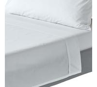 Egyptian Cotton Flat Sheet 200 Thread Count Homescapes White Super King Flat