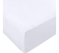 Super King White Fitted Sheet - Soft Brushed Microfibre, Easy Care, Limited Stock
