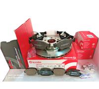 SUPER KIT BREMBO BRAKE DISCS AND PADS FRONT/POST. FOR ALFA ROMEO 147-156
