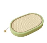 Super Large Sisal Cat Scratcher Board Bed for Weighing up to 30 kilograms, 23.6" L*15.7" W Kitten Mat Scratching, Buy one time use 5 Years, Cat Bed Shape, Sturdy and Durable, Natural Sisal (Green)