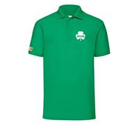 Super Lemon Ireland Rugby Polo Shirt - Exclusive Retro Vintage Design for Kids, Unisex Green Shirt for Boys and Girls, Ideal for Young Rugby Fans of The 6 Nations and World Cup (Age 10)