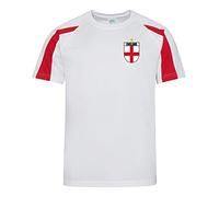 Super Lemon Kids' England Football Wicking Sports Top - Unisex Moisture-Wicking Soccer T-Shirt for Boys and Girls, Lightweight, Breathable, Ideal for Young Football Fans and Sports Activities (S)