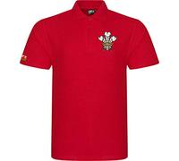 Super Lemon Premium Wales Rugby Supporters Polo Shirt - Celebrate Welsh Heritage and Show Your Team Pride in Style | Perfect for Rugby Fans, Matches, and Everyday Wear! (L) Red
