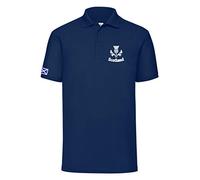 Super Lemon Scottish Rugby Polo Shirt for Kids - Classic Scotland Rugby Polo for Boys and Girls, Unisex Design, Ideal for Young Rugby Fans and Everyday Wear (Age 10) Blue