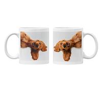 Super Lemon Springer Cocker Spaniel Printed Mug, Tea Coffee Hot Drinks Mug, Eco-Friendly Novelty Printed Mug Gift for Family Friends, Colleagues and Dog Lovers on Holidays, Birthdays, Christmas 11oz