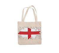 Super Lemon St George Flag England English Tote Reuseable Shopping Bag Novelty Present Gift Printed Eco-Friendly Stylish Long Handled Tote Shoulder Bag