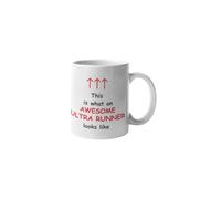 Super Lemon This is What an Awesome Sports Man Looks Like Mug Mothers Day Fathers Day Christmas Secret Santa Birthday Footballer Rugby Cricket Swimming Cycling (Awesome Ultra Runner)