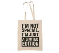 Super Lemon tote bag reusable back for life I'm not special just limited edition funny shopping bag