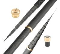 Super Light Hard Carbon Fiber Hand Fishing Pole Telescopic Rod 10M Stream