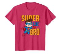Super Lil' Bro Superhero Comic Book Kid Brother T-Shirt