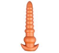 Super Long Anal Beads, Liquid Silicone Thread Anal Plugs G-spot Dildo Vaginal Stimulation Prostate Massage for Men Women Couple (L)