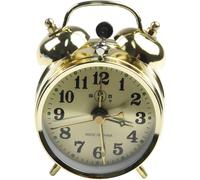 Super Loud Alarm Clock for Heavy Sleepers, 4 Inches Twin Bell Battery Silent Non Ticking