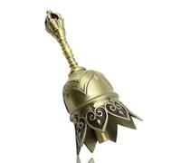 Super Loud Brass Hand Bells for Ringing at Wedding, Dinner Bell with Handle for Seniors Bedside Restaurant Service Calling, Meditation Church Celebration Gift (Bronze)