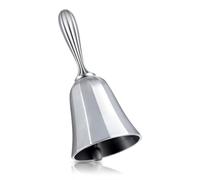 Super Loud Solid Brass Hand Bell, Solid Brass Call Bell for Wedding, Hand Bells for Seniors Bedside, Ringing Handbells for Animal Training, Dinner, Meditation, Musical Teaching and Service Classroom