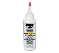 Super Lube 51004 Synthetic Oil with PTFE, High Viscosity, 4 oz Bottle,Translucent white(Packaging may vary)