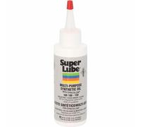 Super Lube 51004 Synthetic Oil with PTFE, High Viscosity, 4 oz Bottle,Translucent white(Packaging may vary)