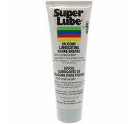 Super Lube 97008 Silicone Lubricating Brake Grease with PTFE, 8 oz Tube, Translucent White