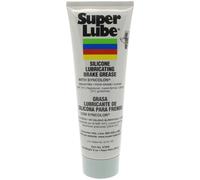 Super Lube 97008 Silicone Lubricating Brake Grease with PTFE, 8 oz Tube, Translucent White