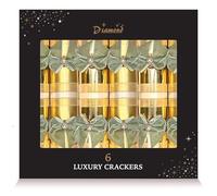 Super Luxury Christmas Crackers pack 6 x 14.5” Pale Green w/supreme contents + 12pcs Bingo Card (C5312G-PG)