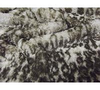 Super Luxury Faux Fur Fabric Material - Micro Ocelot, 1Mtr - 150cmx100cm